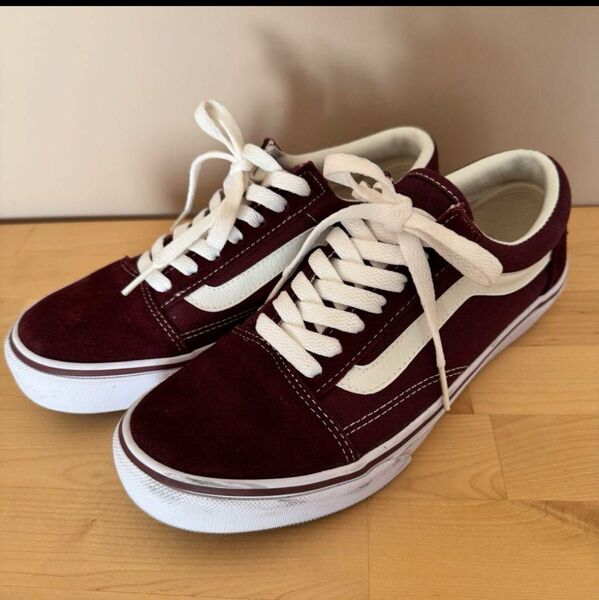 vans オールドスクール バーガンディ 24cm 美品