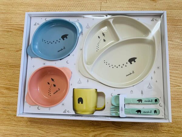 新品 stample& 子供用食器セット クマデザイン カトラリー