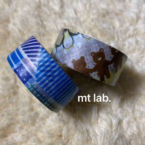 mt マスキングテープ mtlab. 廃盤 繋がる動物とパターン カラフルジオメトリー&パターン