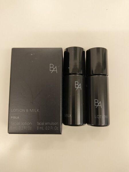 持ち運びに便利です!!BAローション&ミルク サンプルセット各8ml