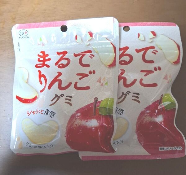 不二家 まるでりんごグミ 2袋セット