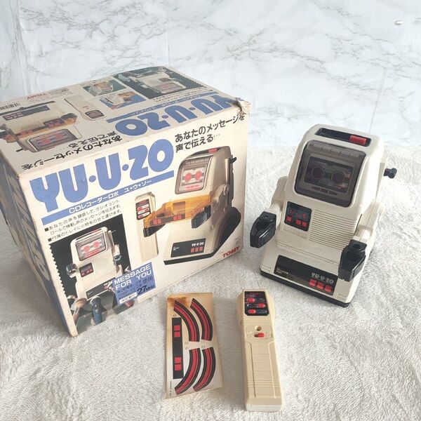 【超希少】CDレコーダーロボ ユ・ウ・ゾー YU・U・ZO トミー ジャンク 昭和レトロ 当時物 ビンテージ