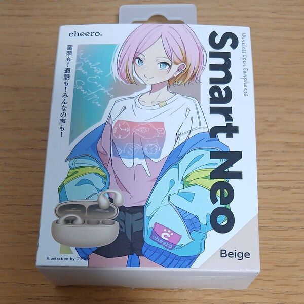 cheero Wireless Open Earphones Smart NEO CHE-646BE ベージュ
