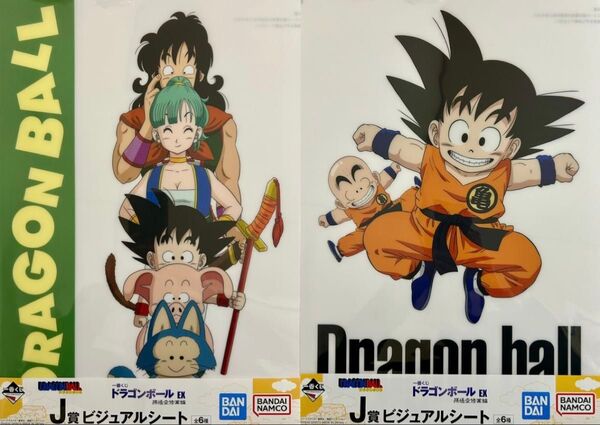 ☆ドラゴンボール☆一番くじ☆孫悟空修行編☆ビジュアルシート☆