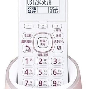 【展示未使用品】パナソニック RU・RU・RUコードレス電話機 VE-GDS02DL-P