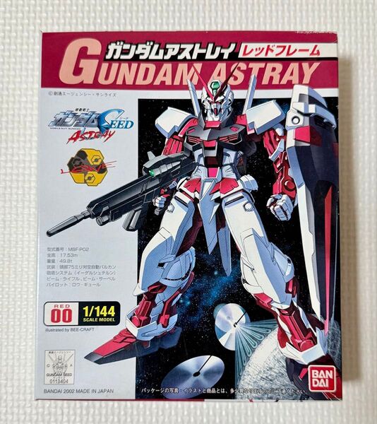 C12『機動戦士ガンダムSEEDアストレイ ガンプラ 00 ガンダムアストレイレッドフレーム 1/144』 バンダイ プラモデル