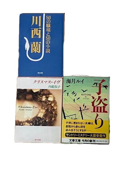 文庫本3冊まとめて 内館牧子 海月ルイ 川西蘭 角川文庫 文春文庫
