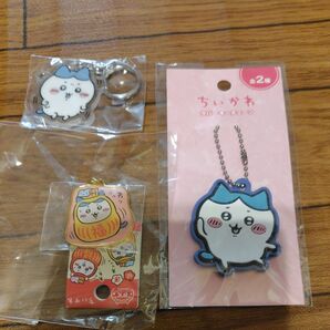 ちいかわ 群馬県 ご当地ダイカットキーホルダー ハチワレ だるま&アクリルキーホルダー ハチワレ3個セット