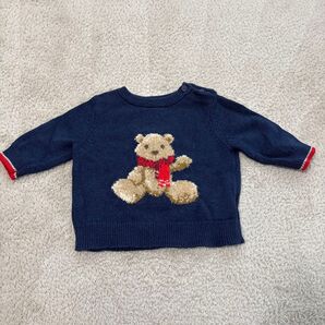 【美品】GAP くま ニット セーター