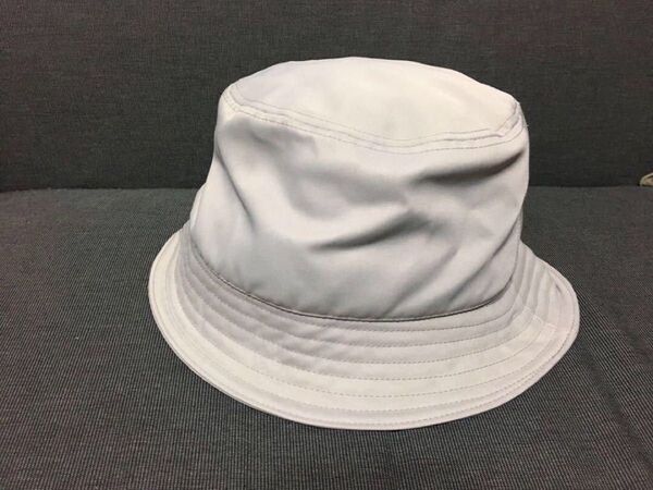 WhoWhat BUCKET HAT アイボリー系 グレー バケットハット ポリ キャップ シャツ