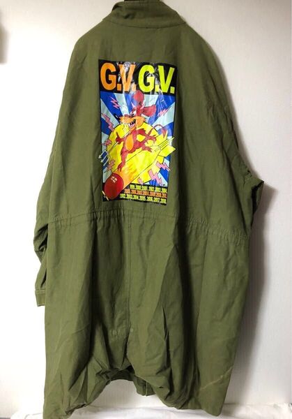 G.V.G.V 18AW Kozic Fishtail Parka モッズコート オリーブ オーバーサイズ レース装飾 グリーン