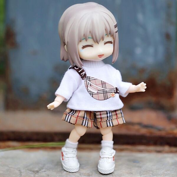 服 ふく シャツ パンツ 白 ねんどろいどどーる オビツ11 ピコニーモP ピコドール9 ドール 着せ替え 1/12 人形
