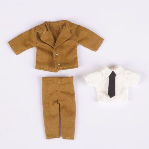 服 スーツ フォーマル ズボン ジャケット シャツ ピコニーモP ねんどろいどどーる オビツ11 ピコドー9 1/12ドール
