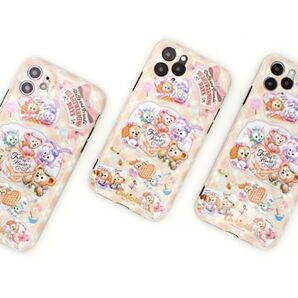 ダッフィーフレンズスマホケース携帯カバークッキーアンステラルージェラトニー新しい仲間入り