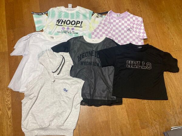 Tシャツ まとめ売り 6枚セット 女児 160