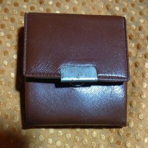 昭和 三和銀行(三菱東京UFJ銀行)1963年の30周年記念贈答品 小物、小銭入れボルドー