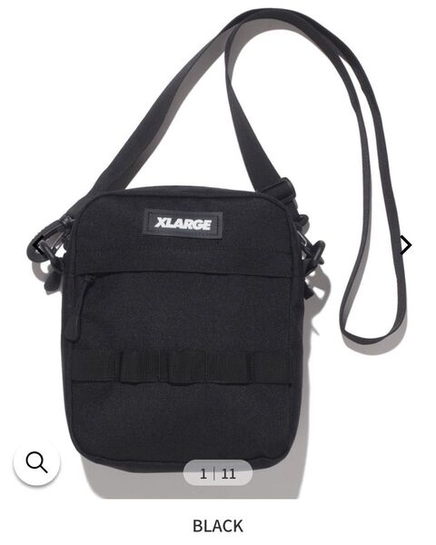新品 MILITARY SHOULDER BAG XLARGE エクストララージ バック バッグ ショルダー ブラック