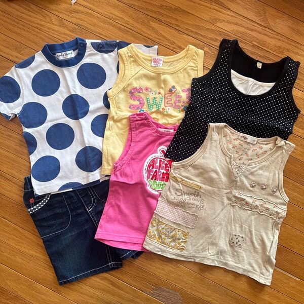 女児 夏服 まとめ売り 6点セット サイズ90