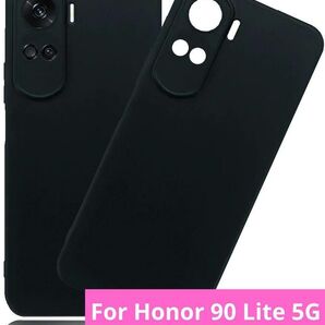 Honor 90 Lite 5G ケース シリコン製 ブラック