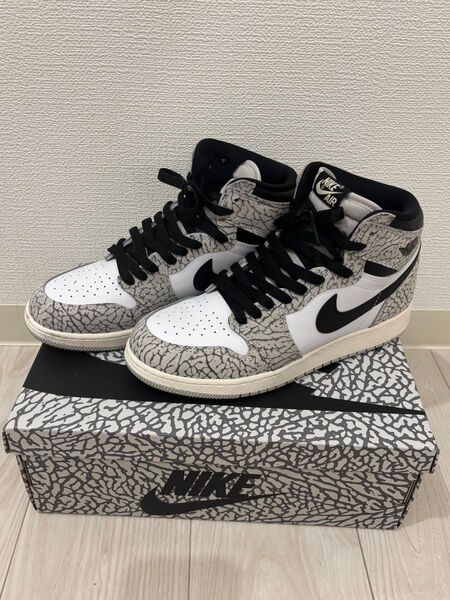 Nike Air Jordan 1 "ホワイトセメント"