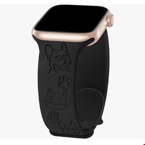 Apple Watch バンド アップルウォッチ シリコン フレンチブルドッグ