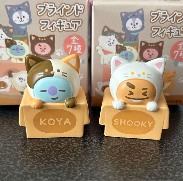 BT21 CAT DAYランダムフィギュア KOYA SHOOKY コヤ シューキー シュキ