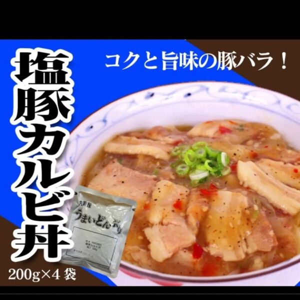 丸美屋 塩豚カルビ丼 200g×8袋