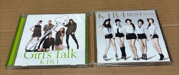 KARA アルバム 2枚セット/KARA BEST 2007-2010/GIRLS TALK/各DVD付/rainbow A付き