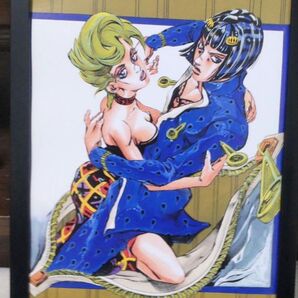 【508】 ジョジョの奇妙な冒険 5部 ブチャラティ・トリッシュ& 護衛チーム【額装両面 A4ポスター】