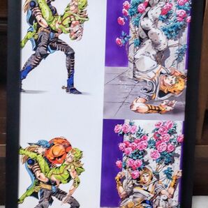 【712】ジョジョの奇妙な冒険 SBR ジョニィ・ジャイロ【額装両面 A4ポスター】
