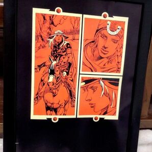 【711B】ジョジョの奇妙な冒険 SBR ジョニィ・ジャイロ・ディエゴ【額装両面 A4ポスター】