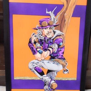【100】ジョジョの奇妙な冒険 SBR ジャイロ・ツェペリ JOJO立ち【額装 A4ポスター】