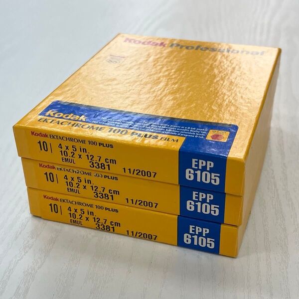 コダック Kodak フィルム 4x5 10シート FILM EKTACHROME Professional ポジ 3箱