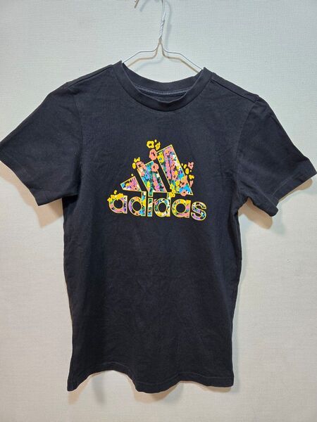 アディダス オリジナルス パカイアン PAKAIAN adidas Tシャツ 花柄ロゴ ブラック 黒 XS レディース
