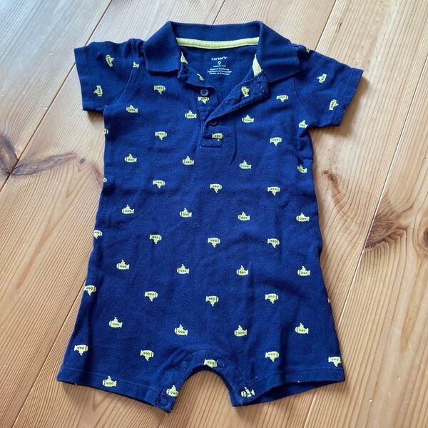 Carter's ロンパース 9M ネイビー 潜水艦柄