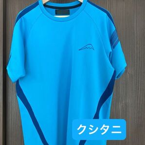 クシタニ kushitani P-1985 Tシャ (INTERACTIVE)サイズ:L カラー:サックス 半袖