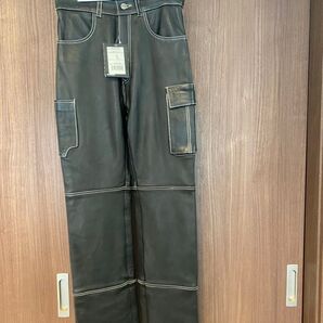 buggy バギー レザーパンツ 試着のみ leather 牛革 本革