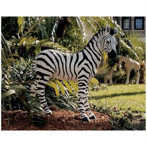 84cm зебра большой произведение искусства наружный украшение Savanna животное животное Africa интерьер скульптура Zebra лошадь фигурка двор украшение экстерьер орнамент 