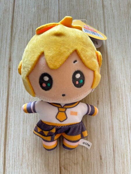 鏡音レン 初音ミク ぬいぐるみキーホルダー 新品未使用タグ付き