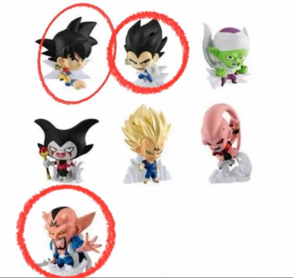 ドラゴンボール 超戦士フィギュア8 ダーブラ ベジータ 孫悟空