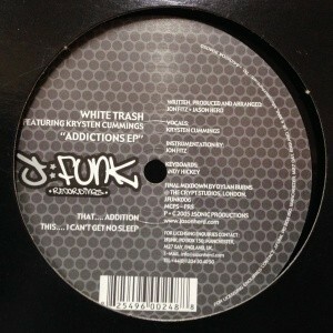 12inchレコード WHITE TRASH / ADDICTIONS EP