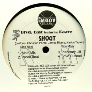 12inchレコード BLVD. EAST / SHOUT