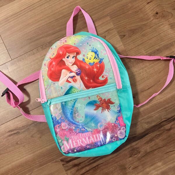 ディズニー アリエル リュック ピンク グリーン キッズ 子供