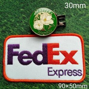 【クーポン利用!】◆Masters Magnolia ◆FedExSt.Jude CUPゴルフワッペン2点 セット【日本未導入】