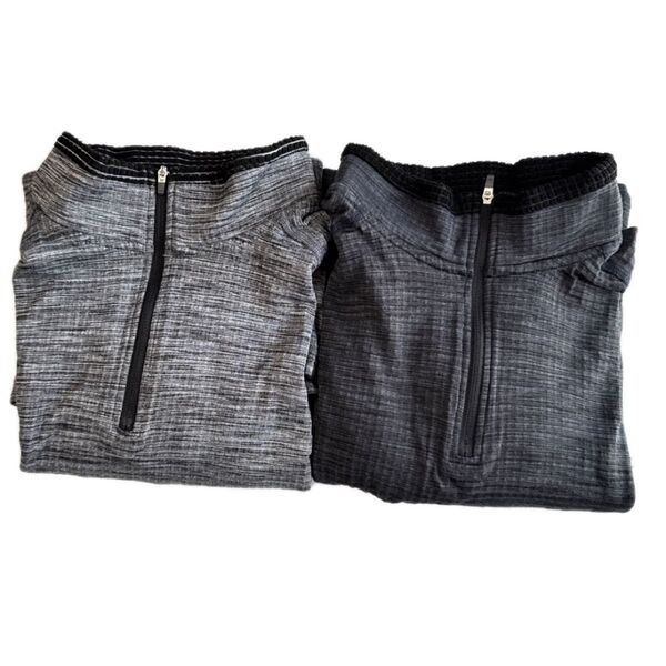 【FABLICE】ハーフZIPシャツブロックフリース men's XL 2枚組