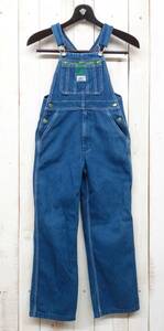 LIBERTY OVERALLS Liberty *KID'S Denim overall 12* Zip front * Work style Bick Silhouette 