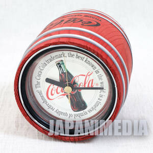 [動作未確認] Coca-Cola コカコーラ 赤樽 アナログ置き時計 1