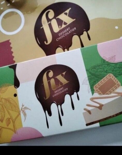 fix デザートチョコ ドバイチョコレート 紙袋付 チーズケーキ風味 ホワイトチョコ 正規品!フィックス