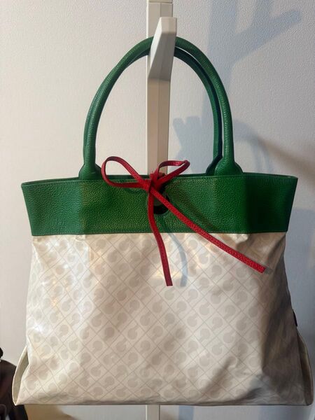 GHERARDINI ゲラルディーニ ハンドバッグ ソフティ レザー×ナイロン
