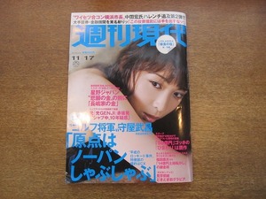 2004mn●週刊現代 2007平成19.11.17●表紙：雛形あきこ/見学奈緒/小阪由佳/京都の紅葉/宮崎学・叛乱する野生動物たち